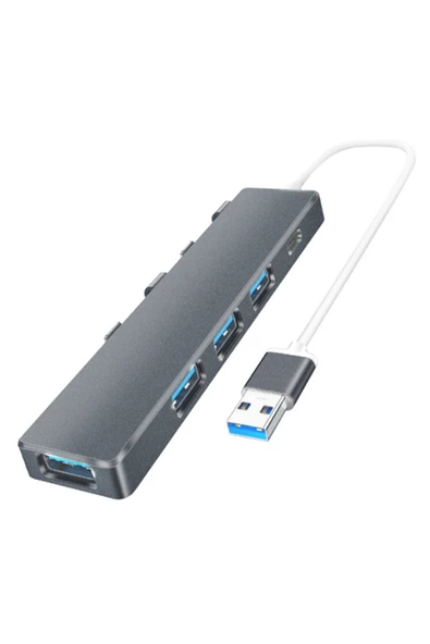 Ally Mobile   Ally Mobile Ally Ads-301a Usb 3.0 4 Usb Port Adaptör Hub Çoklayıcı 1 Type C Uyumlu