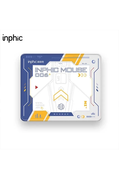 INPHIC   INPHIC İNPHİC PD60 Bilim Kurgu Temalı, Kaymaz Taban 25X30cm Mouse Pad BEYAZ