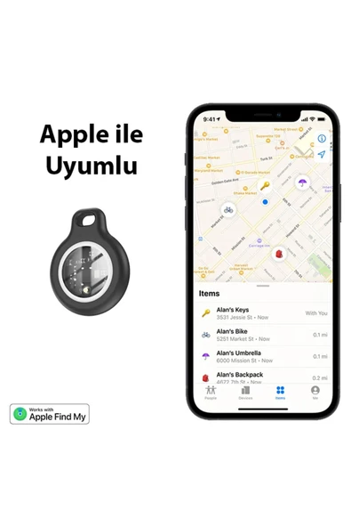 mefa ös   mefa ös Hoco E91 Akıllı Gps Bluetooth Takip Cihazı - 4