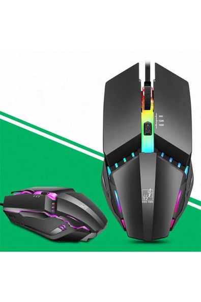 Ally Mobile   Ally Mobile Ally K3 Işıklı Kablolu Oyuncu- Gaming Mouse