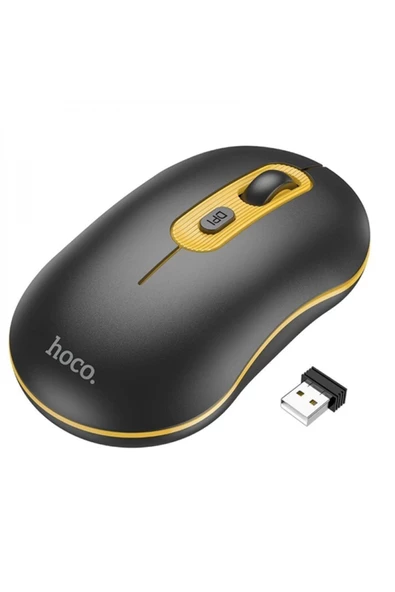 Hoco   Hoco Gm21 Platinium 1600dpi 2.4g Bluetooth Kablosuz Optik Mouse