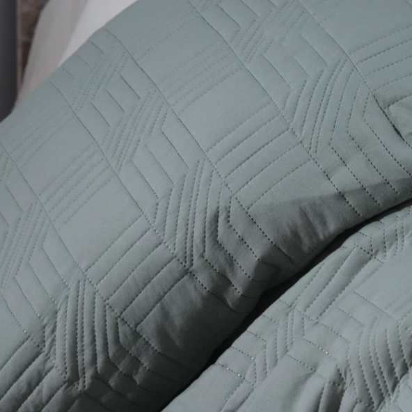 Schafer Home Clara Yatak Örtüsü Seti 3 Parça-Gri - 4