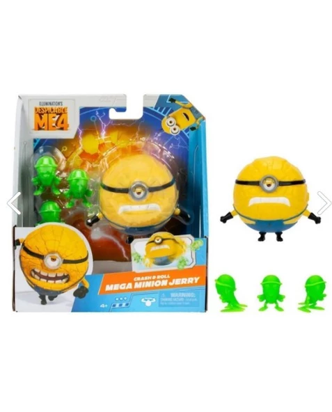 Minions Despicable Me 4 Çılgın Hırsız Aksiyon Figür Minyonlar Figür Çılgın Hırsız Jerry Figür - 2