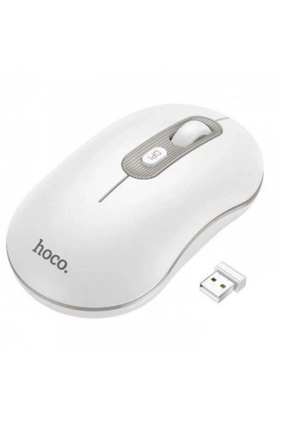 Hoco   Hoco GM21 Platinium 1600dPi 2.4G Bluetooth Kablosuz Optik Mouse