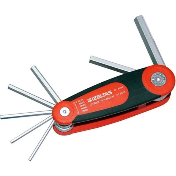 İzeltaş Kaset Allen Anahtar Takımı 7 Parça - Resim 2