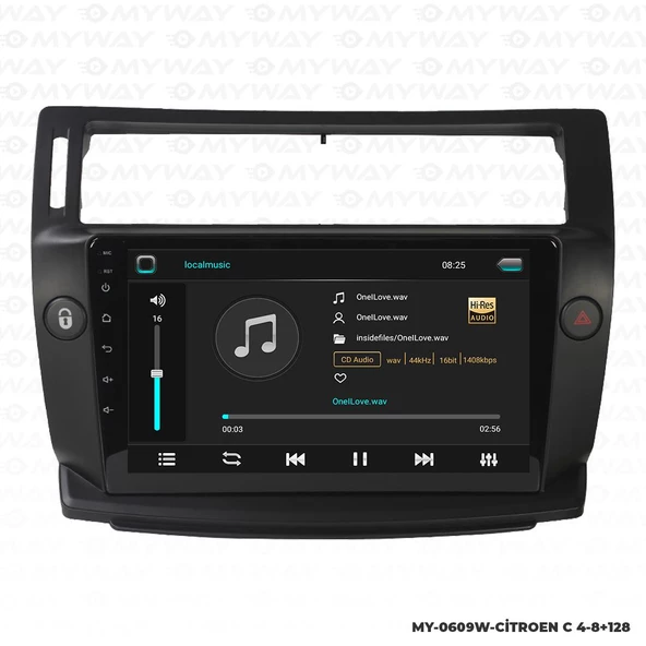 Araç Multimedya Citroen C4 Android 12 Carplay 4Gb Ram + 64Gb Hdd Navigasyon Ekran MYW - Resim 2