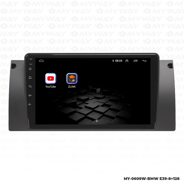 Araç Multimedya Bmw E39 Android 12 Carplay 4Gb Ram + 64Gb Hdd Navigasyon Ekran MYW - Resim 5