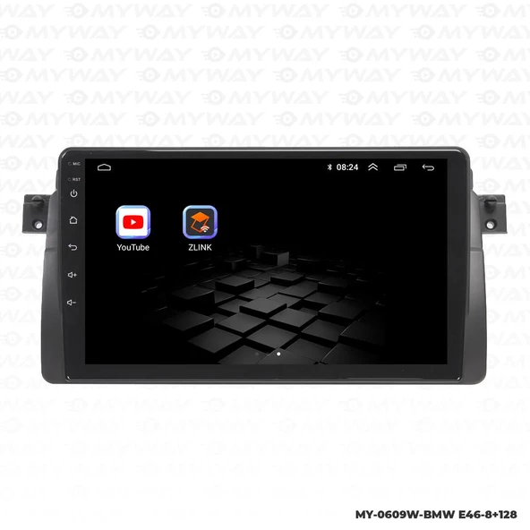 Araç Multimedya Bmw E46 Android 12 Carplay 4Gb Ram + 64Gb Hdd Navigasyon Ekran MYW - Resim 5