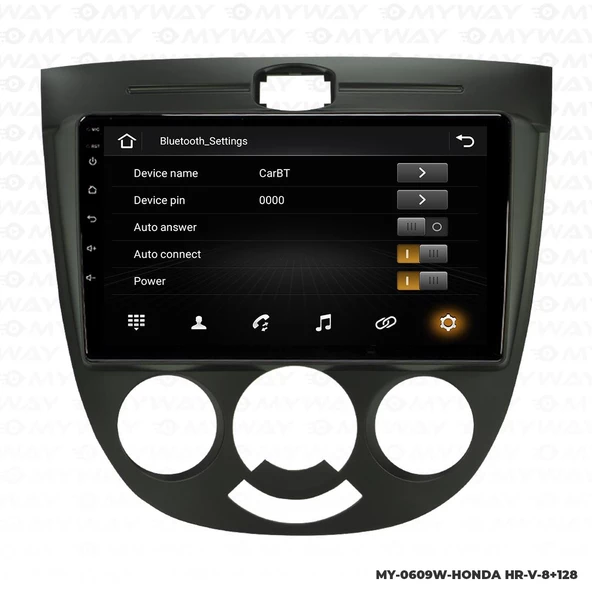 Araç Multimedya Chevrolet Lacetti Android 12 Carplay 4Gb Ram + 64Gb Hdd Navigasyon Ekran MYW - Resim 3