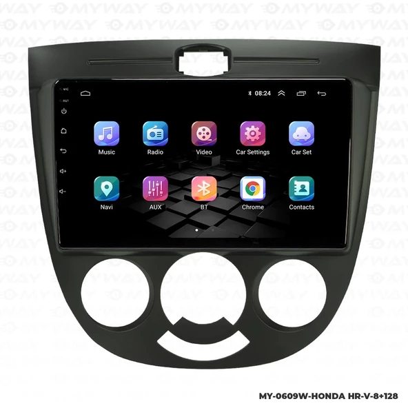 Araç Multimedya Chevrolet Lacetti Android 12 Carplay 4Gb Ram + 64Gb Hdd Navigasyon Ekran MYW - Resim 7