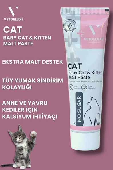 Babycat Kitten Malte Paste Tüy Yumağı Önleyici Yavru Hamile Ve Emziren Kedi Malt Macunu 100 gr - 2