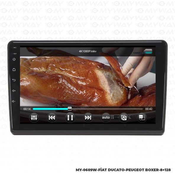 Araç Multimedya Fiat Ducato Android 12 Carplay 4Gb Ram + 64Gb Hdd Navigasyon Ekran MYW ürün görseli 1