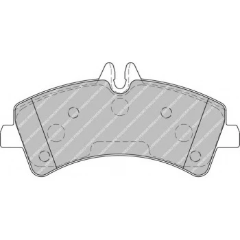 ARKA FREN BALATASI CIFT TEKER CRAFTER SPRINTER 2.5TDI 06- - FERODO FVR1779