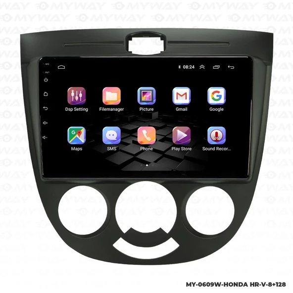 Araç Multimedya Chevrolet Lacetti Android 12 Carplay 4Gb Ram + 64Gb Hdd Navigasyon Ekran MYW - Resim 6