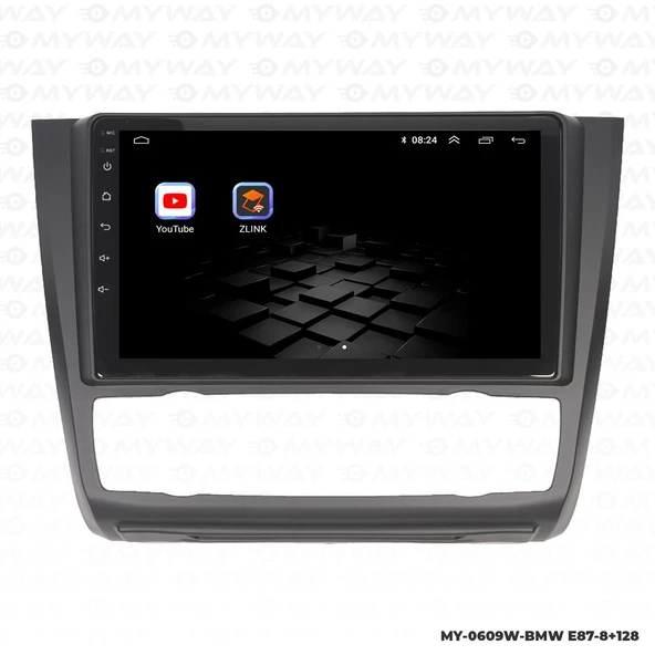 Araç Multimedya Bmw E87 Android 12 Carplay 4Gb Ram + 64Gb Hdd Navigasyon Ekran MYW - Resim 5