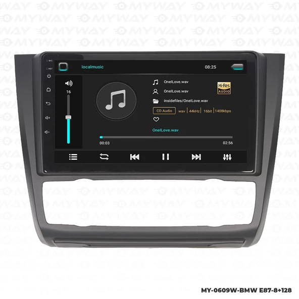 Araç Multimedya Bmw E87 Android 12 Carplay 4Gb Ram + 64Gb Hdd Navigasyon Ekran MYW - Resim 2