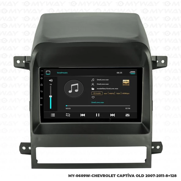 Araç Multimedya Chevrolet Captiva Android 12 Carplay 4Gb Ram + 64Gb Hdd 2007-2011 Navigasyon Ekran MYW - Resim 2