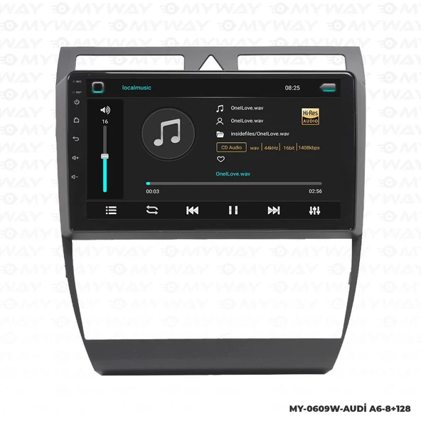 Araç Multimedya Audi A6 Android 12 Carplay 4Gb Ram + 64Gb Hdd Navigasyon Ekran MYW - 2