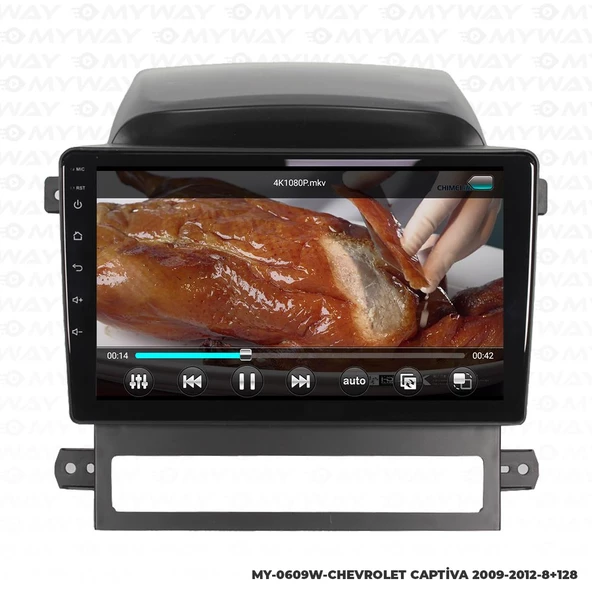 Araç Multimedya Chevrolet Captiva Android 12 Carplay 4Gb Ram + 64Gb Hdd 2009-2012 Navigasyon Ekran MYW ürün görseli 1