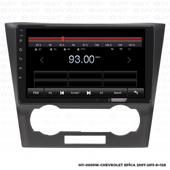 Araç Multimedya Chevrolet Epica Android 12 Carplay 4Gb Ram + 64Gb Hdd Navigasyon Ekran MYW - Resim 4