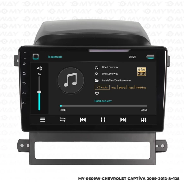 Araç Multimedya Chevrolet Captiva Android 12 Carplay 4Gb Ram + 64Gb Hdd 2009-2012 Navigasyon Ekran MYW - Resim 2