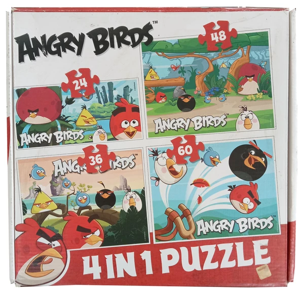 Angry Birds 4 Puuzle Birlikte 168 Parça