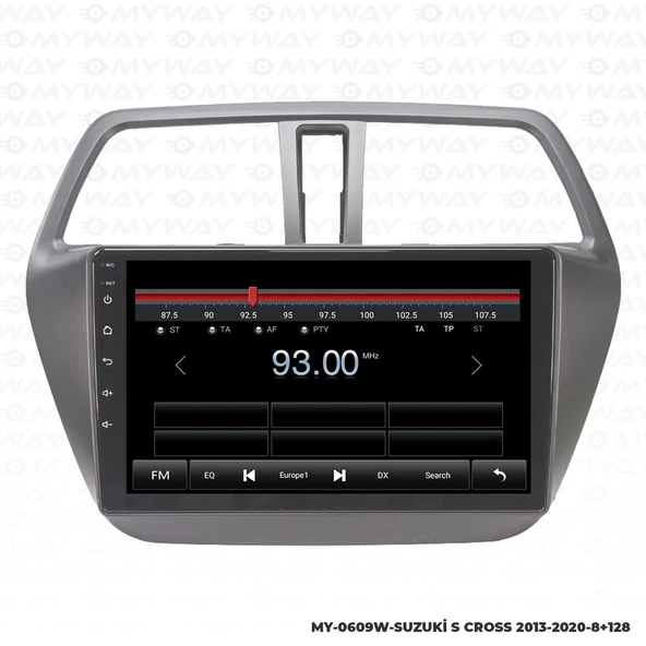 Araç Multimedya Suzuki S Cross Android 12 Carplay 4Gb Ram + 64Gb Hdd Navigasyon Ekran MYW - 4