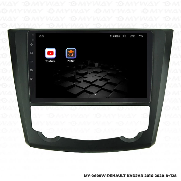 Araç Multimedya Renault Kadjar Android 12 Carplay 4Gb Ram + 64Gb Hdd Navigasyon Ekran MYW - Resim 5