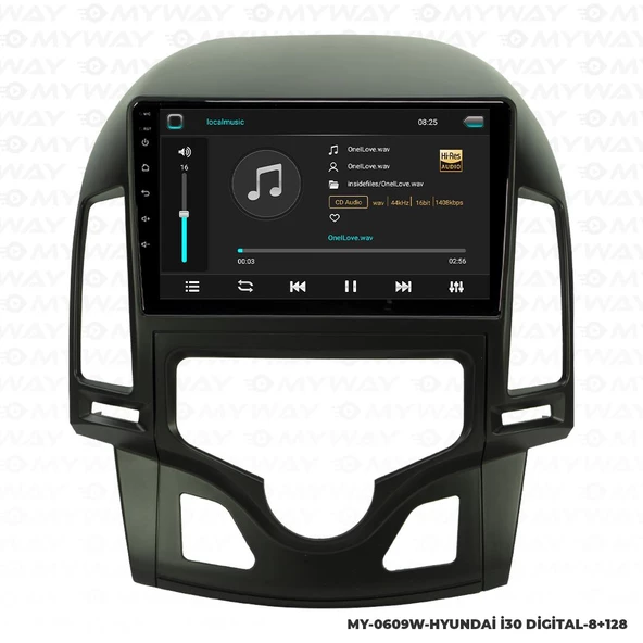 Araç Multimedya Hyundai İ30 Android 12 Carplay 4Gb Ram + 64Gb Hdd Dijital Navigasyon Ekran MYW - Resim 2