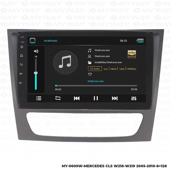 Araç Multimedya Mercedes Clk W218 Android 12 Carplay 4Gb Ram + 64Gb Hdd Navigasyon Ekran MYW - Resim 2