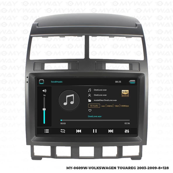 Araç Multimedya Volkswagen Touareg Android 12 Carplay 4Gb Ram + 64Gb Hdd 2003-2009 Navigasyon Ekran MYW - Resim 2