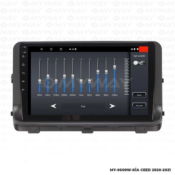 Araç Multimedya Kia Ceed Android 12 Carplay 4Gb Ram + 64Gb Hdd 2020-2021 Navigasyon Ekran MYW ürün görseli 1