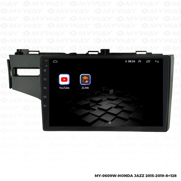 Araç Multimedya Honda Jazz Android 12 Carplay 4Gb Ram + 64Gb Hdd 2015-2019 Navigasyon Ekran MYW - Resim 6