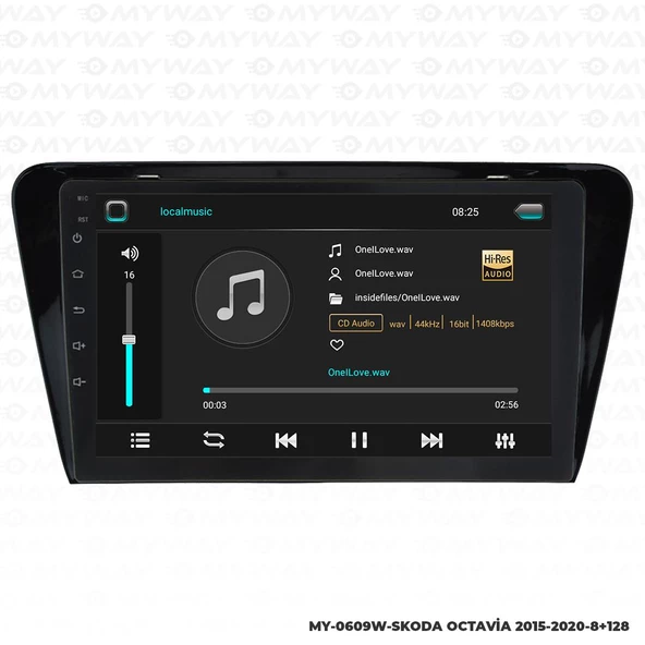 Araç Multimedya Skoda Octavia Android 12 Carplay 4Gb Ram + 64Gb Hdd 2015-2020 Navigasyon Ekran MYW - Resim 2