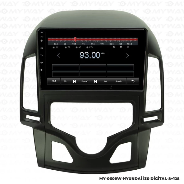 Araç Multimedya Hyundai İ30 Android 12 Carplay 4Gb Ram + 64Gb Hdd Dijital Navigasyon Ekran MYW - Resim 4