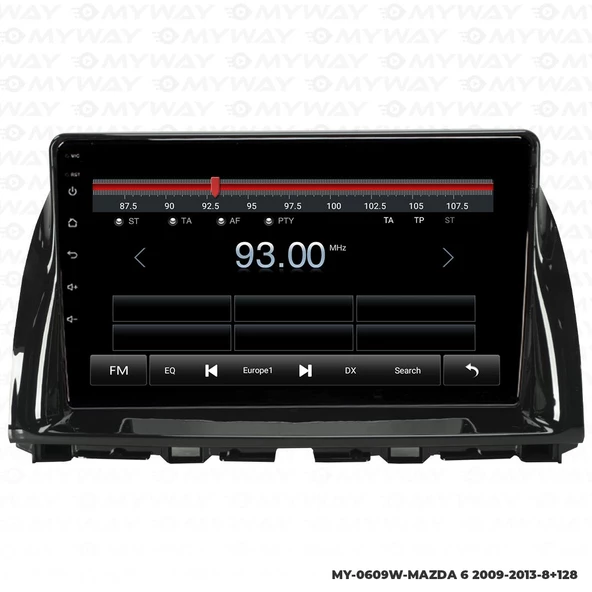 Araç Multimedya Mazda 6 Android 12 Carplay 4Gb Ram + 64Gb Hdd 2009-2013 Navigasyon Ekran MYW - 4