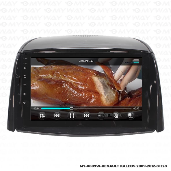 Araç Multimedya Renault Kaleos Android 12 Carplay 4Gb Ram + 64Gb Hdd Navigasyon Ekran MYW - Resim 5