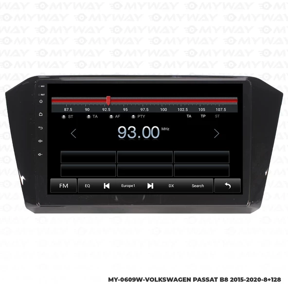 Araç Multimedya Volkswagen Passat B8 Android 12 Carplay 4Gb Ram + 64Gb Hdd Navigasyon Ekran MYW - Resim 4