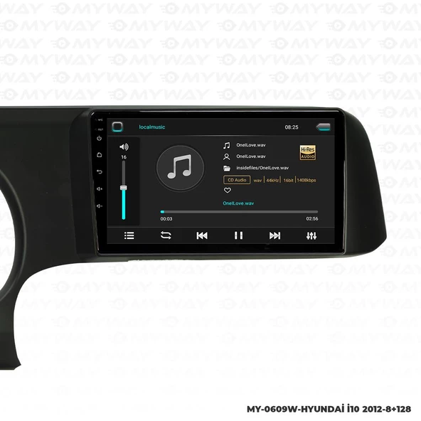 Araç Multimedya Hyundai İ10 Android 12 Carplay 4Gb Ram + 64Gb Hdd 2012 Navigasyon Ekran MYW - Resim 2