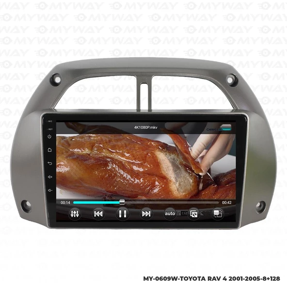 Araç Multimedya Toyota Rav 4 Android 12 Carplay 4Gb Ram + 64Gb Hdd 2001-2005 Navigasyon Ekran MYW ürün görseli 1