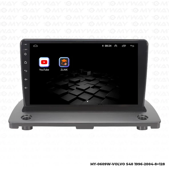 Araç Multimedya Volvo S40 Android 12 Carplay 4Gb Ram + 64Gb Hdd Navigasyon Ekran MYW - Resim 5