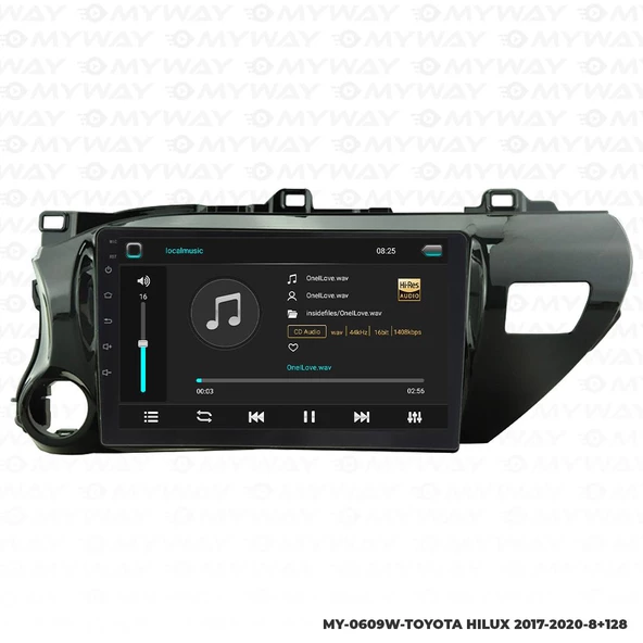 Araç Multimedya Toyota Hilux Android 12 Carplay 4Gb Ram + 64Gb Hdd 2017-2020 Navigasyon Ekran MYW - Resim 2