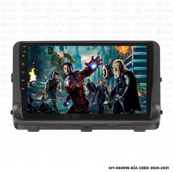 Araç Multimedya Kia Ceed Android 12 Carplay 4Gb Ram + 64Gb Hdd 2020-2021 Navigasyon Ekran MYW - Resim 3