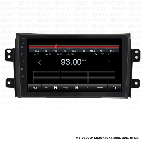 Araç Multimedya Suzuki Sx4 Android 12 Carplay 4Gb Ram + 64Gb Hdd Navigasyon Ekran MYW - Resim 4