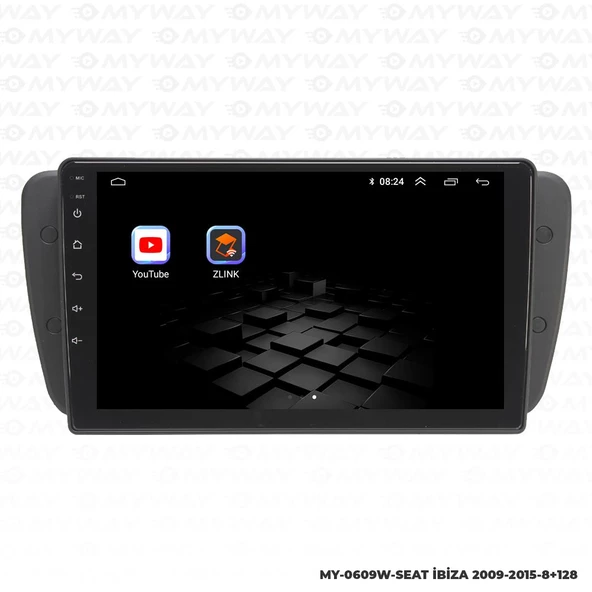 Araç Multimedya Seat İbiza Android 12 Carplay 4Gb Ram + 64Gb Hdd 2009-2015 Navigasyon Ekran MYW - Resim 5