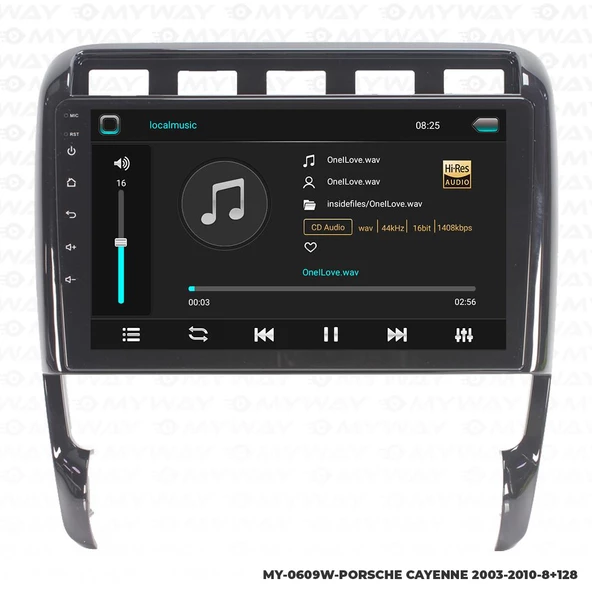 Araç Multimedya Porsche Cayenne Android 12 Carplay 4Gb Ram + 64Gb Hdd Navigasyon Ekran MYW - Resim 2