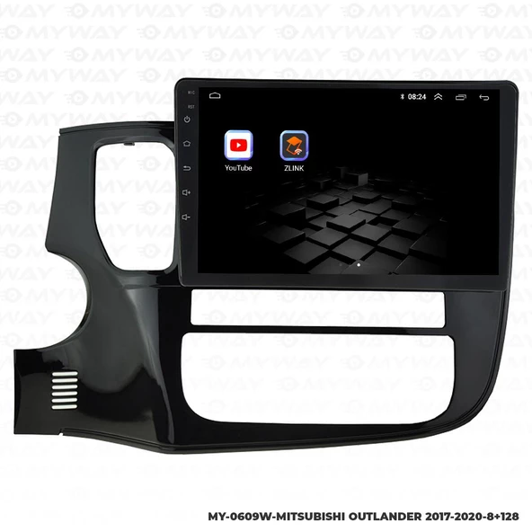 Araç Multimedya Mitsubishi Outlander Android 12 Carplay 4Gb Ram + 64Gb Hdd 2017-2020 Navigasyon Ekran MYW - Resim 5