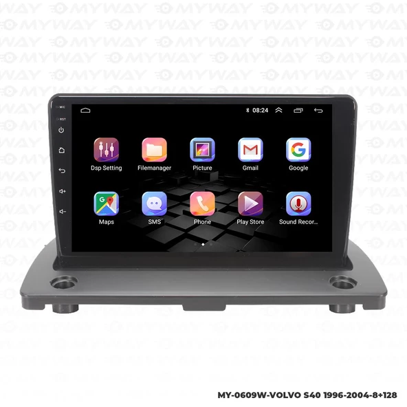 Araç Multimedya Volvo C30 Android 12 Carplay 4Gb Ram + 64Gb Hdd Navigasyon Ekran MYW - Resim 6