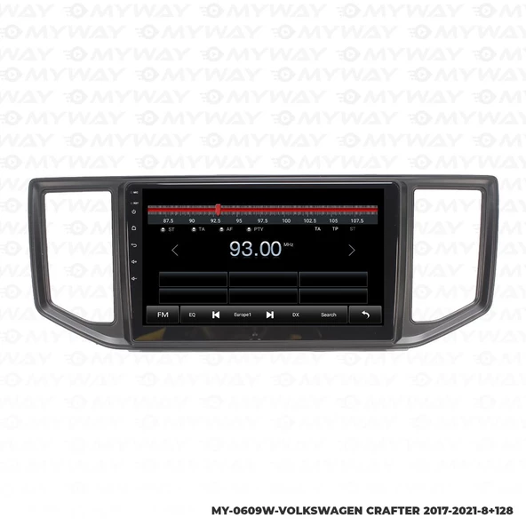 Araç Multimedya Volkswagen Crafter Android 12 Carplay 4Gb Ram + 64Gb Hdd 2017-2021 Navigasyon Ekran MYW - Resim 4