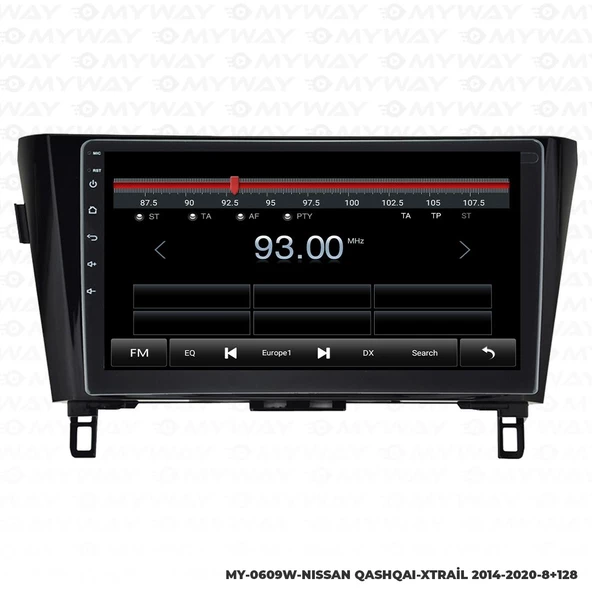 Araç Multimedya Nissan X-Trail Android 12 Carplay 4Gb Ram + 64Gb Hdd 2014-2020 Navigasyon Ekran MYW - Resim 4